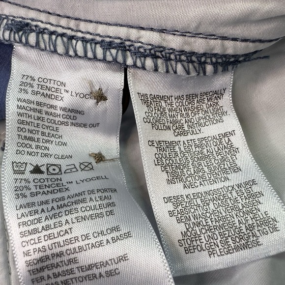 Tommy Bahama Boracay Chino Pants Mens 36x30* Blue Stretch Tencel Flat Front Golf - Picture 4 of 10